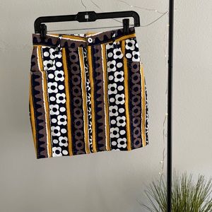 Australian Boutique Abstract Print Skirt NWT